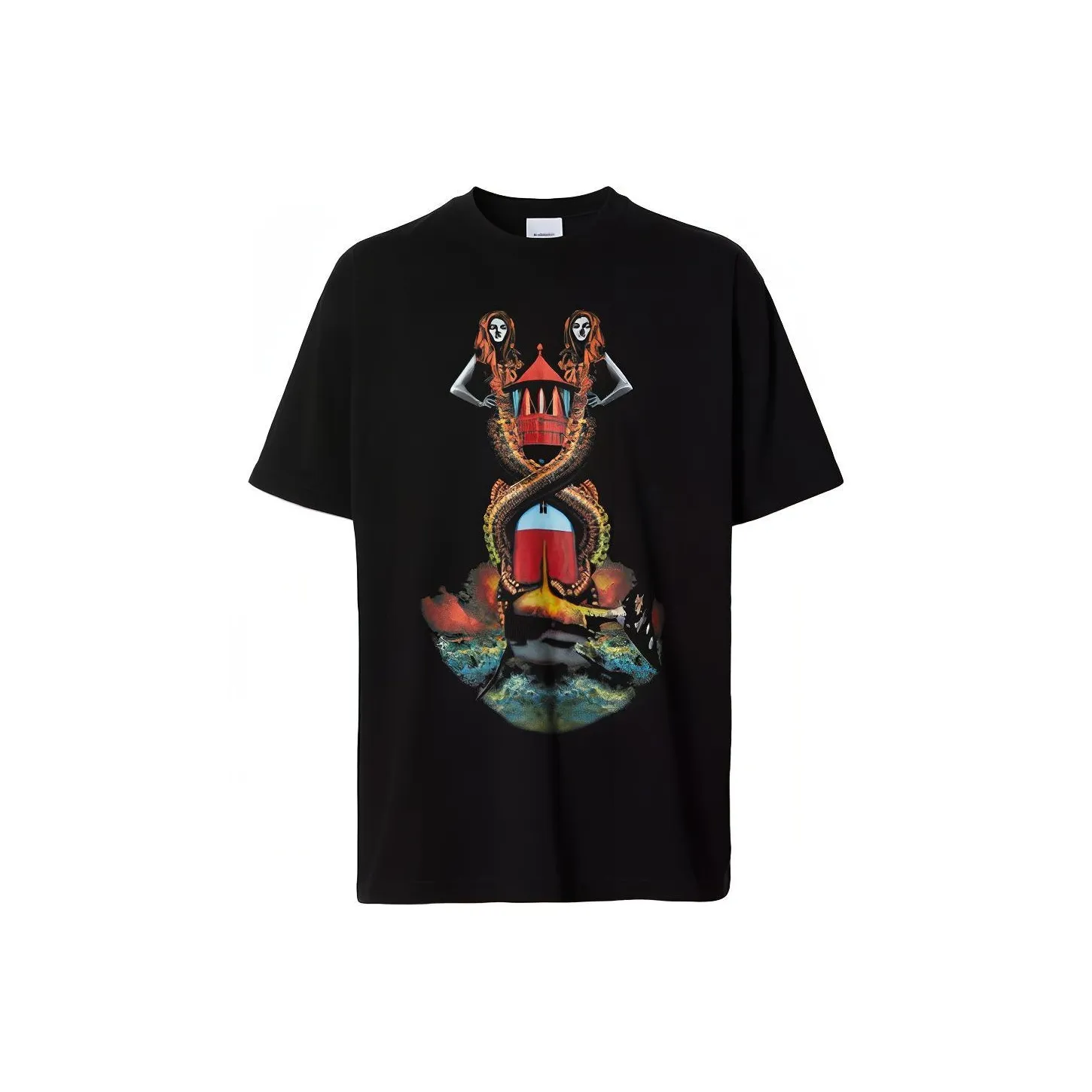 Burberry Mermaid Print T shirt