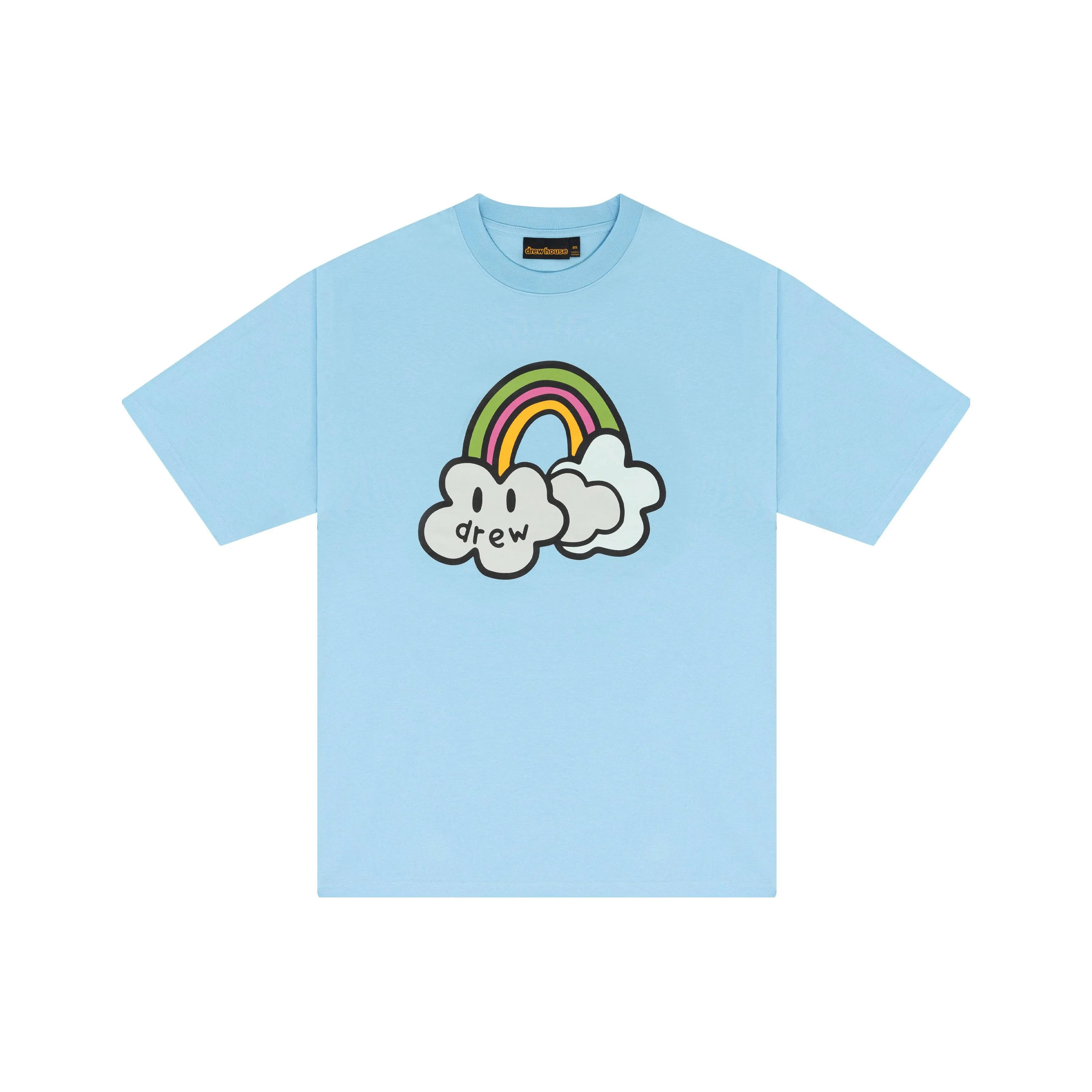 Drew House T Shirts Unisex Pacific Blue/Pacific Blue