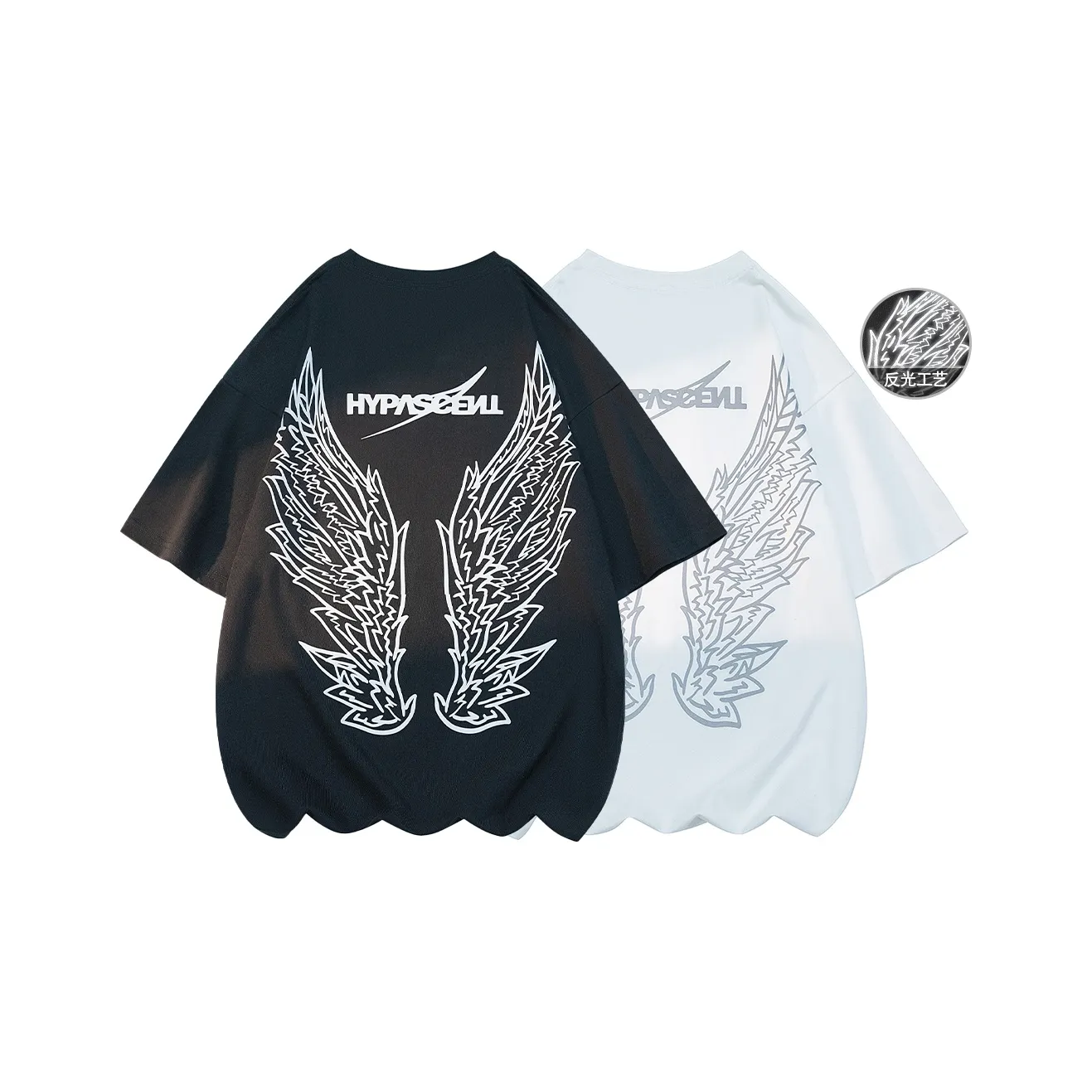 HYPASCENT T-рубашка рекомендация для пары унисекс 2 шт