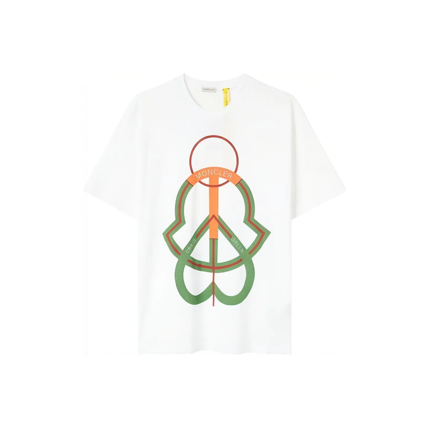 MONCLER SS22 T-Shirt Мужской Белый