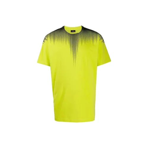 Marcelo Burlon Неоновый зеленый Мужские рубашки