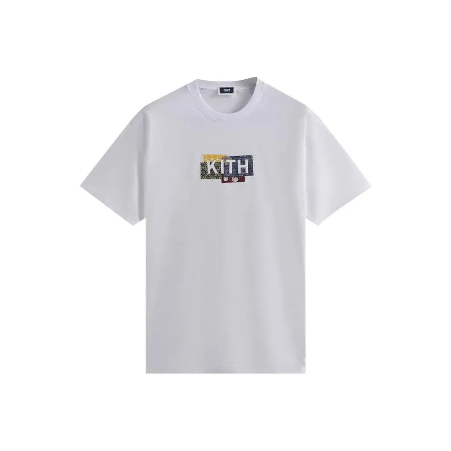 KITH Collaboration Белая Мужская T-Рубашка