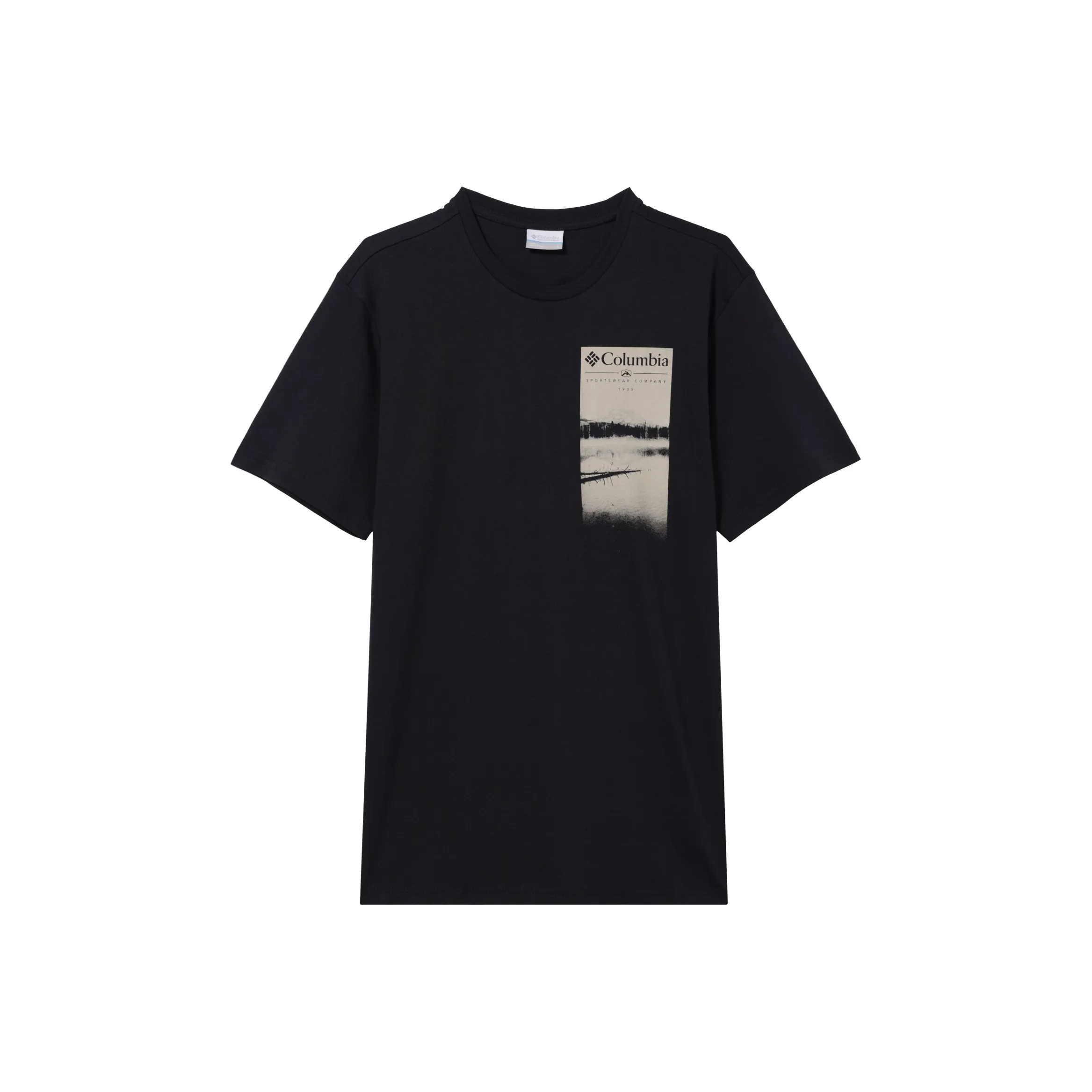 Columbia T Shirts Men's Black
