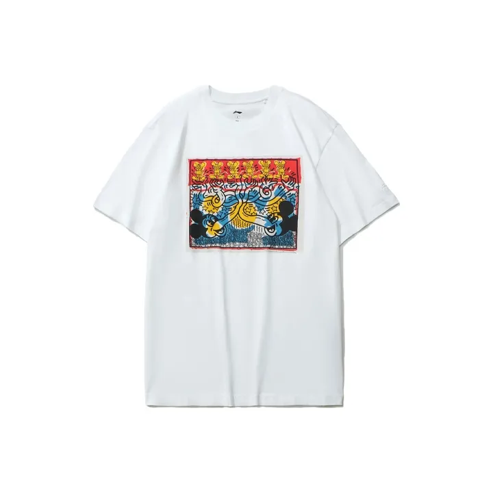 LINING Disney T-Shirt Мужской Белый