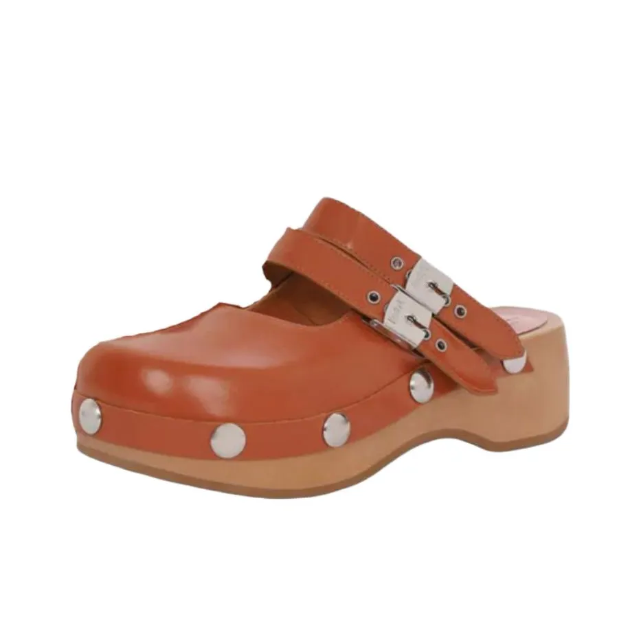 PHILOSOPHY DI LORENZO SERAFINI X Scholl Mary Jane Clog Shoes Women's