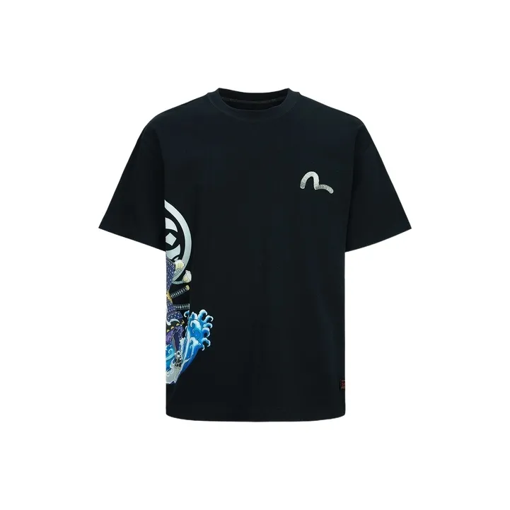 EVISU Мужские черные футболки