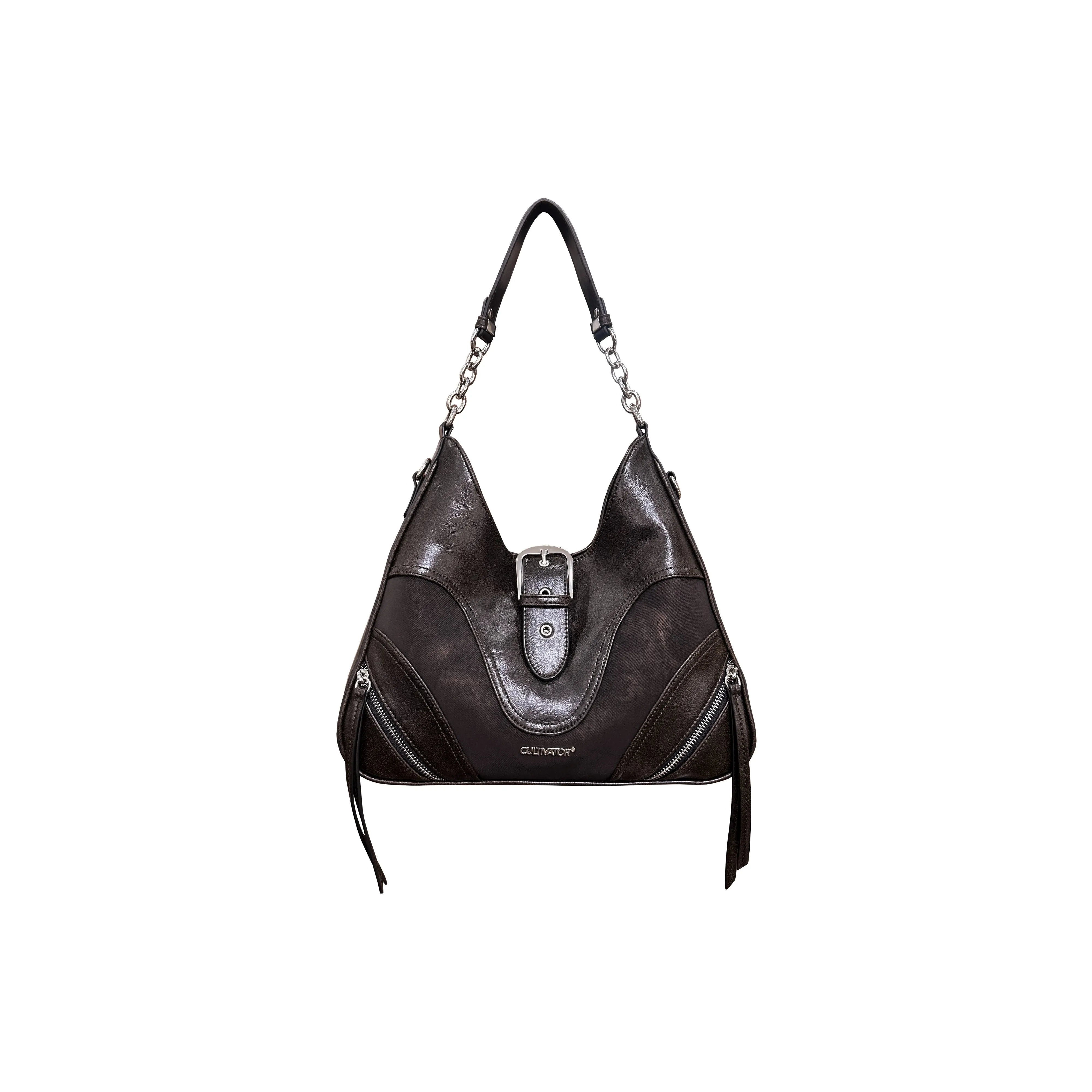 CULTIVATOR PU (полиуретан) Одно плечо Через плечо Средний Женский Светло-коричневый Шоколад