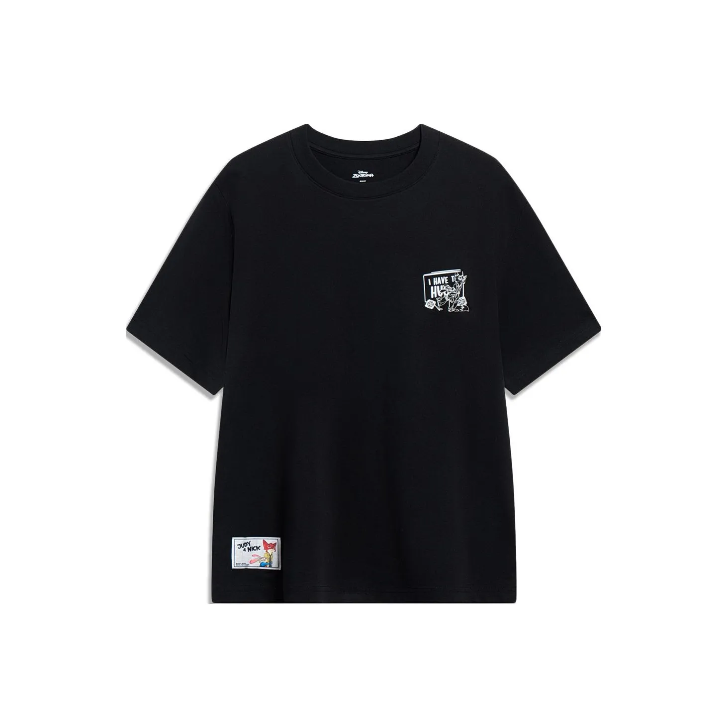 LiNing x Disney T Shirt Men's Black