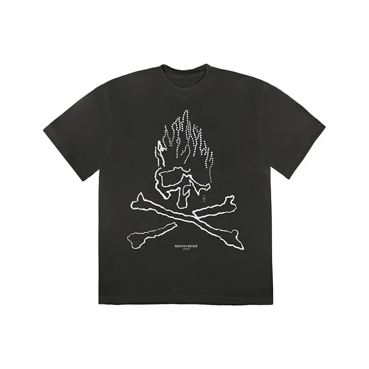 Travis Scott Cactus Jack For Mastermind Skull T shirt
