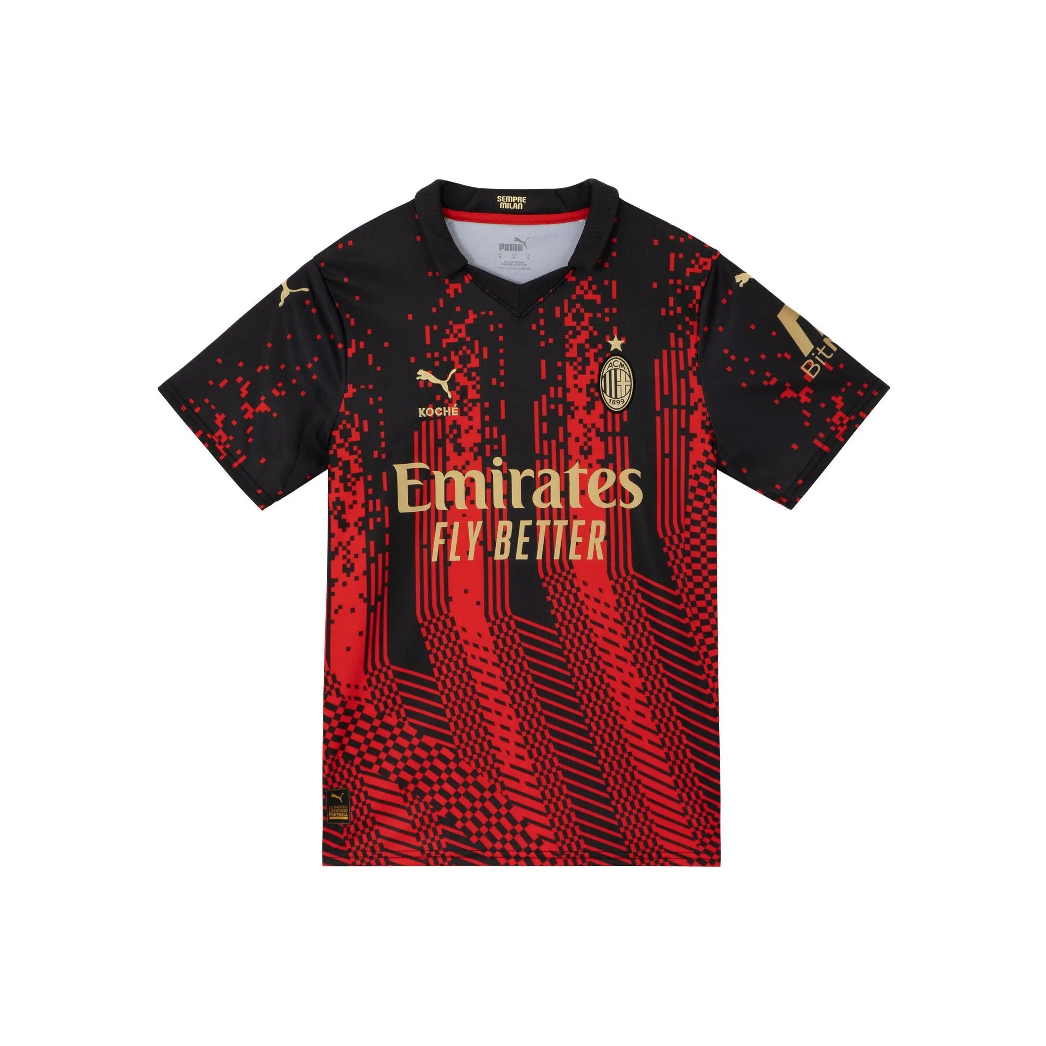 PUMA Drop Shoulder Sleeve T-Shirt Unisex Flame Red