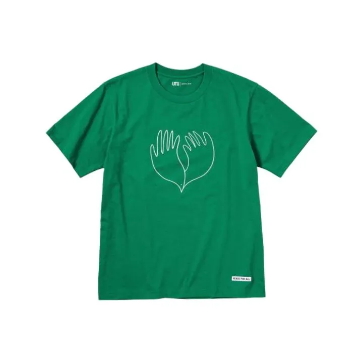 UNIQLO/UNIQLO Peace For All Series T Shirts Unisex Green