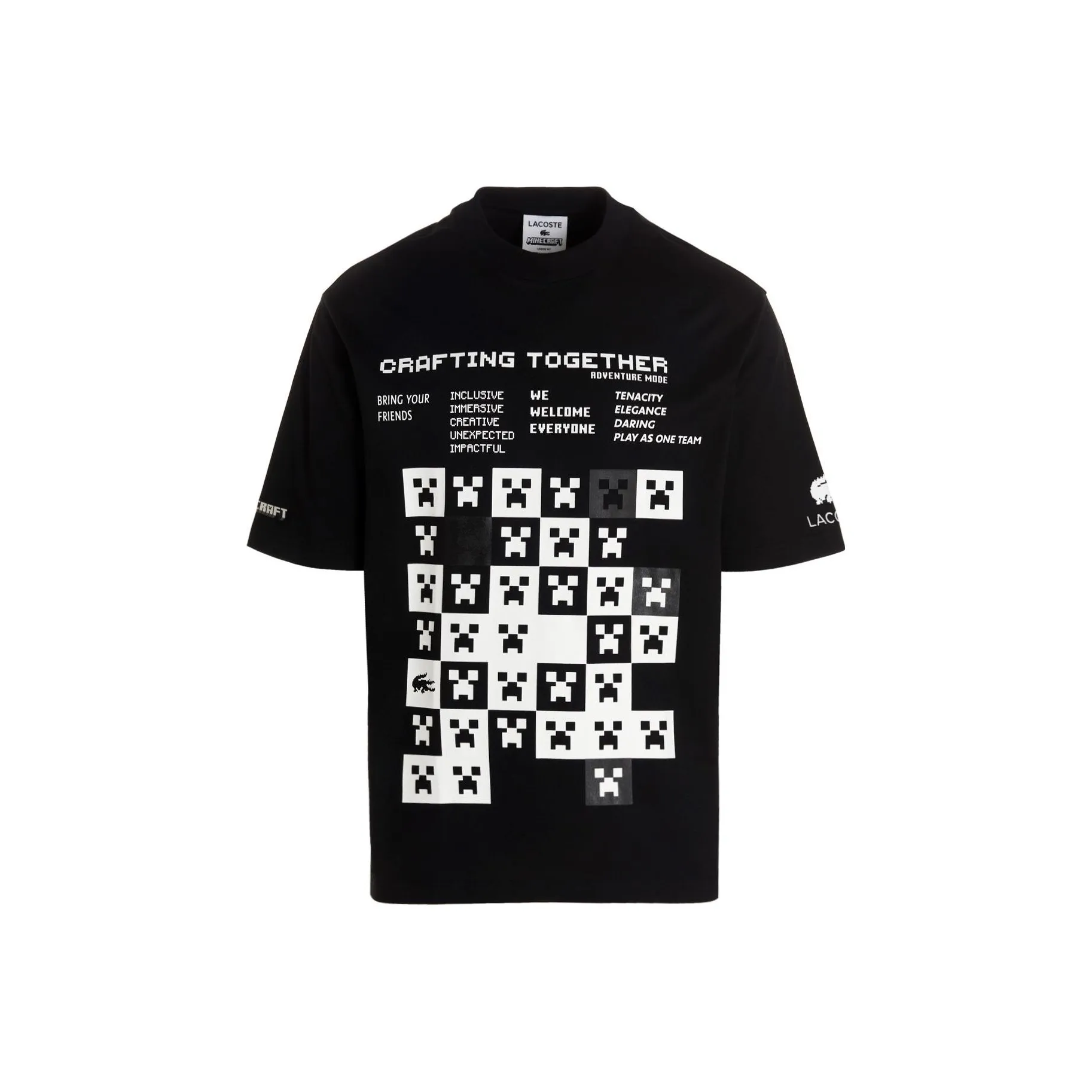 LACOSTE Collaboration Черные Мужские T-Рубашки