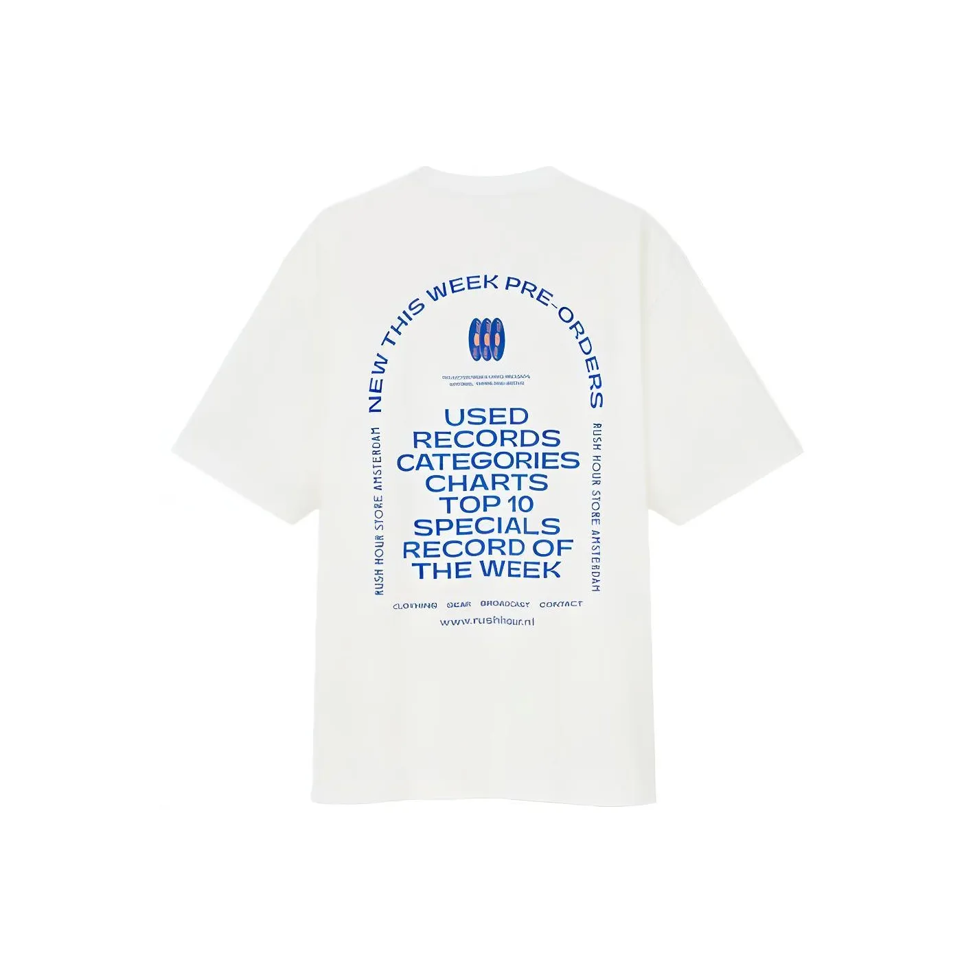 UNIQLO Белая унисекс футболка