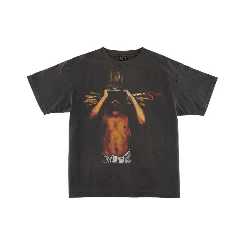SAINT Mxxxxxx T Shirts Men's Black