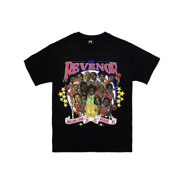 Revenge Черные Мужские T-Рубашки