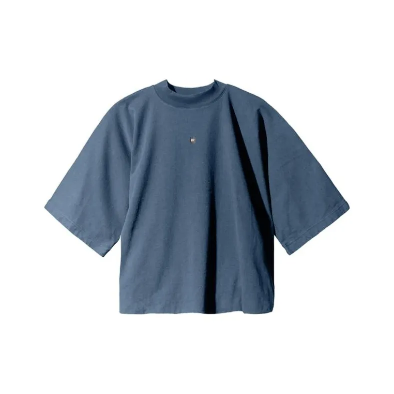 Yeezy X Gap X Balenciaga T-Shirt Унисекс Темно-синий