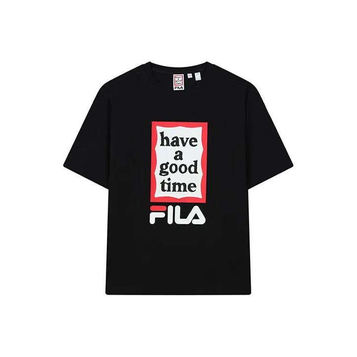 FILA x Have A Good Time T Shirt Unisex Jet Black