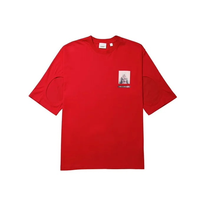 Burberry Red Men's T-Shirts Burberry Красные Мужские Футболки