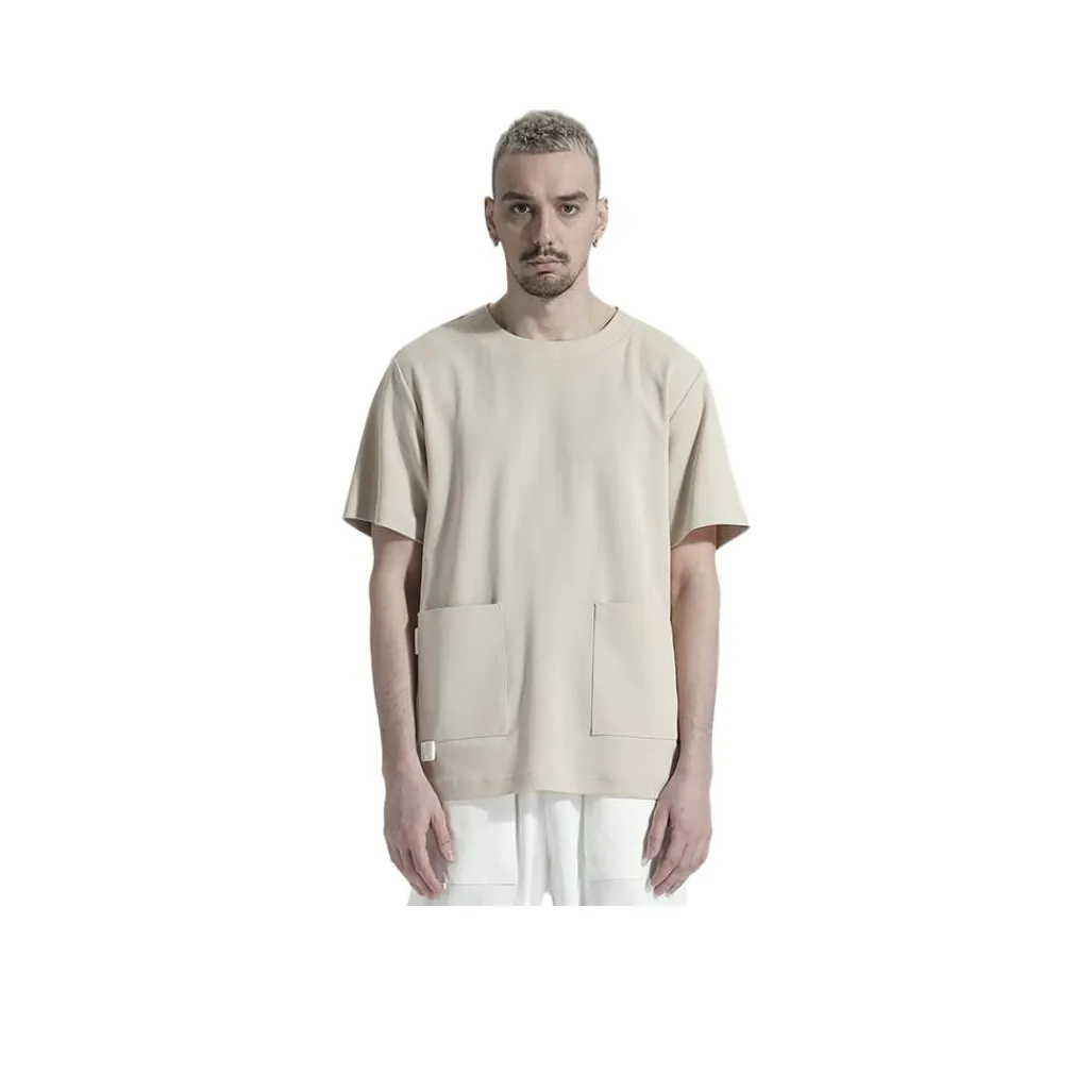 NORVINCY Удобный Moisture Wicking Дышащий Японский стиль Значок 100% хлопок T-Рубашка Унисекс