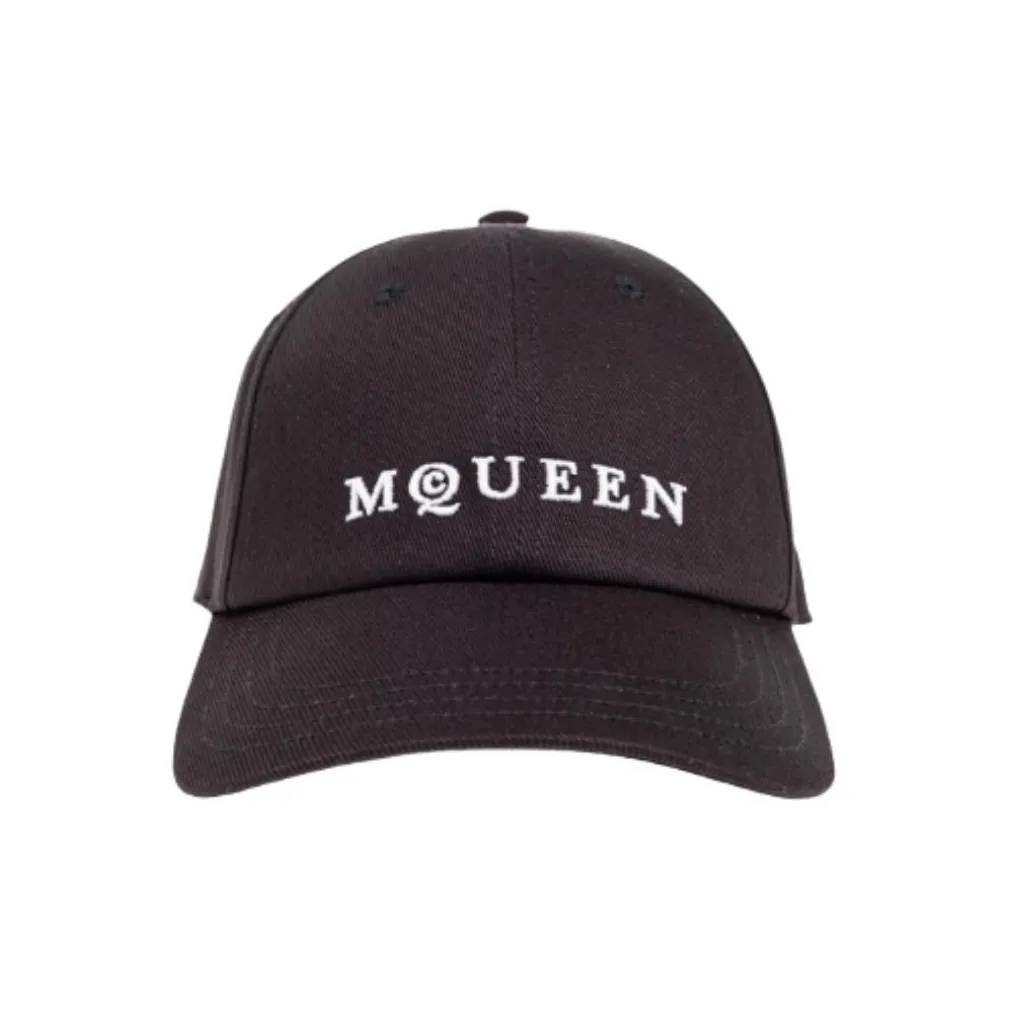 Alexander McQueen Logo Embroidered Baseball Cap