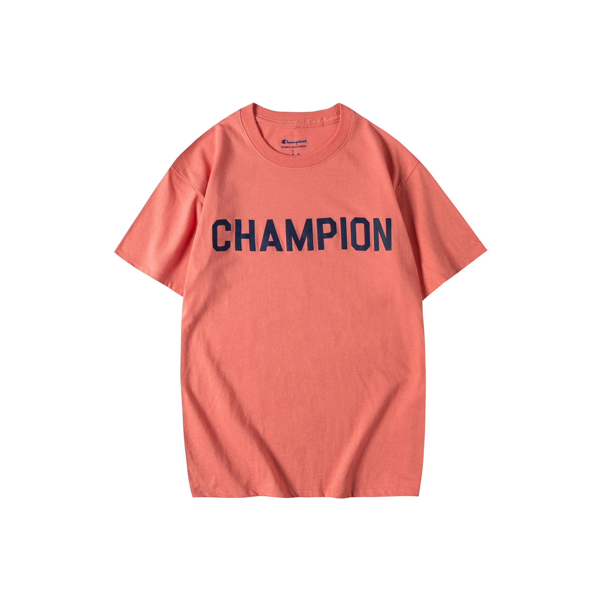 Champion T Shirt US Version Unisex Soft Pink