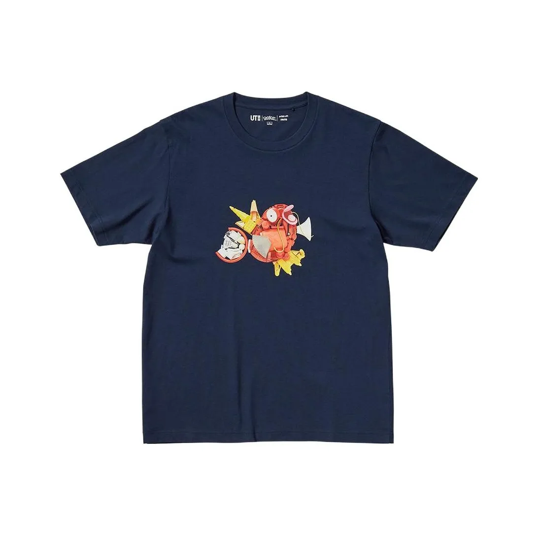UNIQLO Pokémon Pokémon Collaboration Collection Темно-синяя унисекс футболка