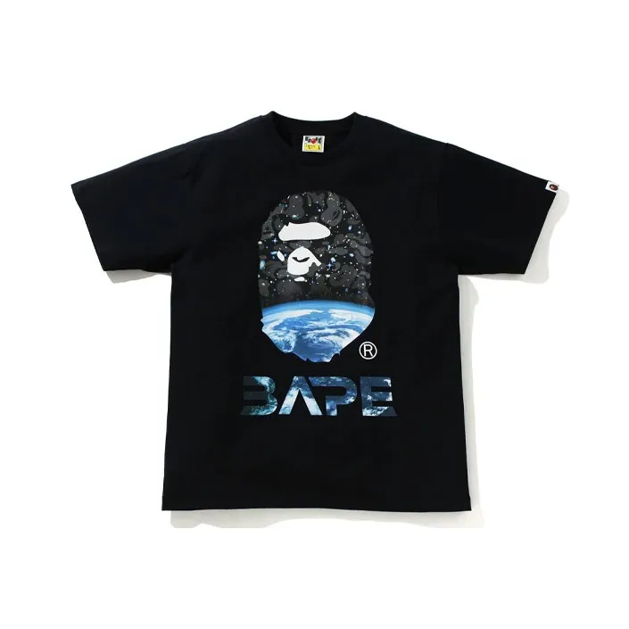 Bape Space Camo Ape Head Tee