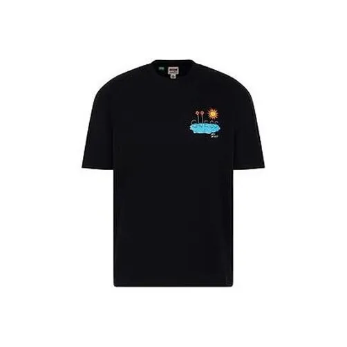 GUESS T Shirts Unisex Black