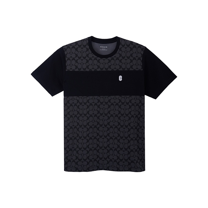 COACH® Outlet | Signature Square T Shirt In Organic Cotton