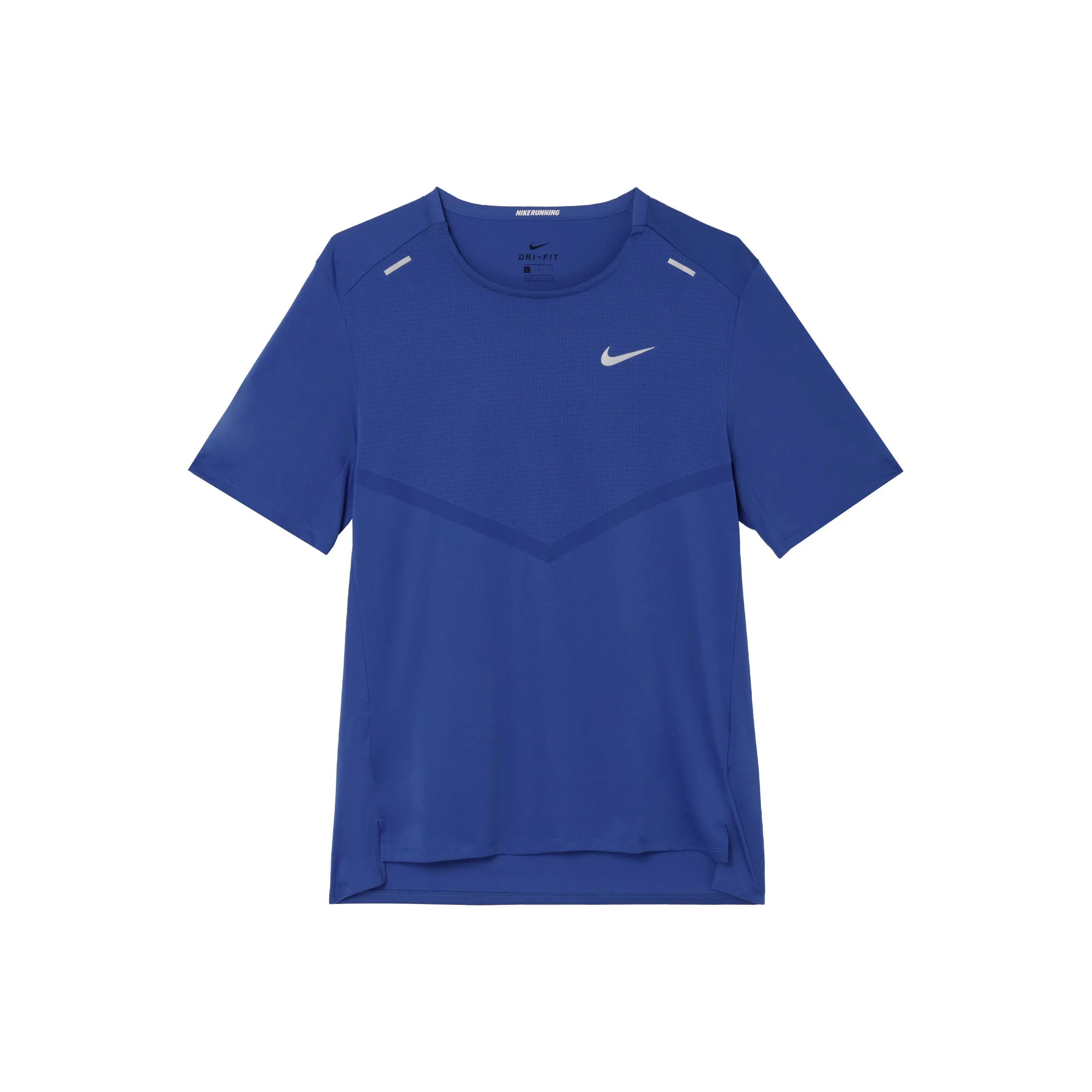 Nike Dri Fit Бег Т-Рубашка Мужская Синяя