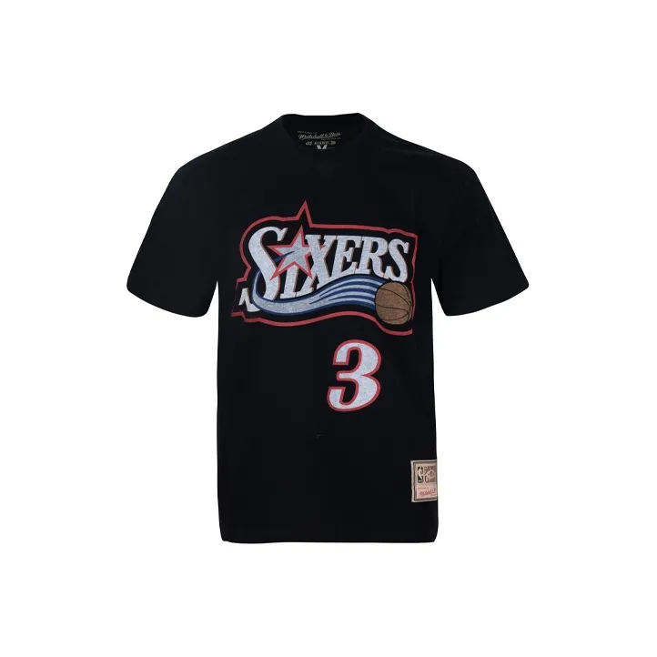 Mitchell & Ness T Shirt 76 Persons Team Men's Black