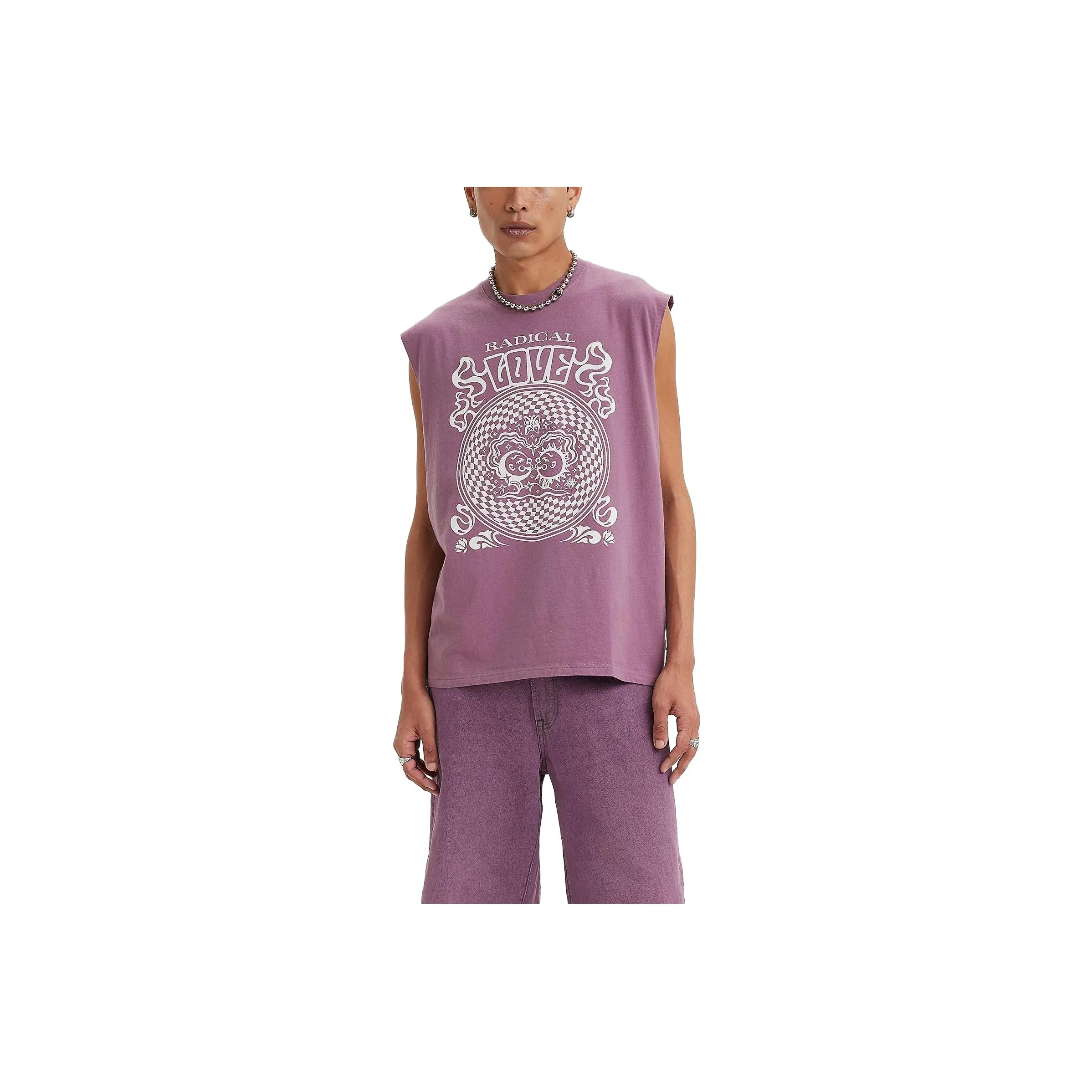 Levis SS23 Rainbow Series T Shirts Men's Purple