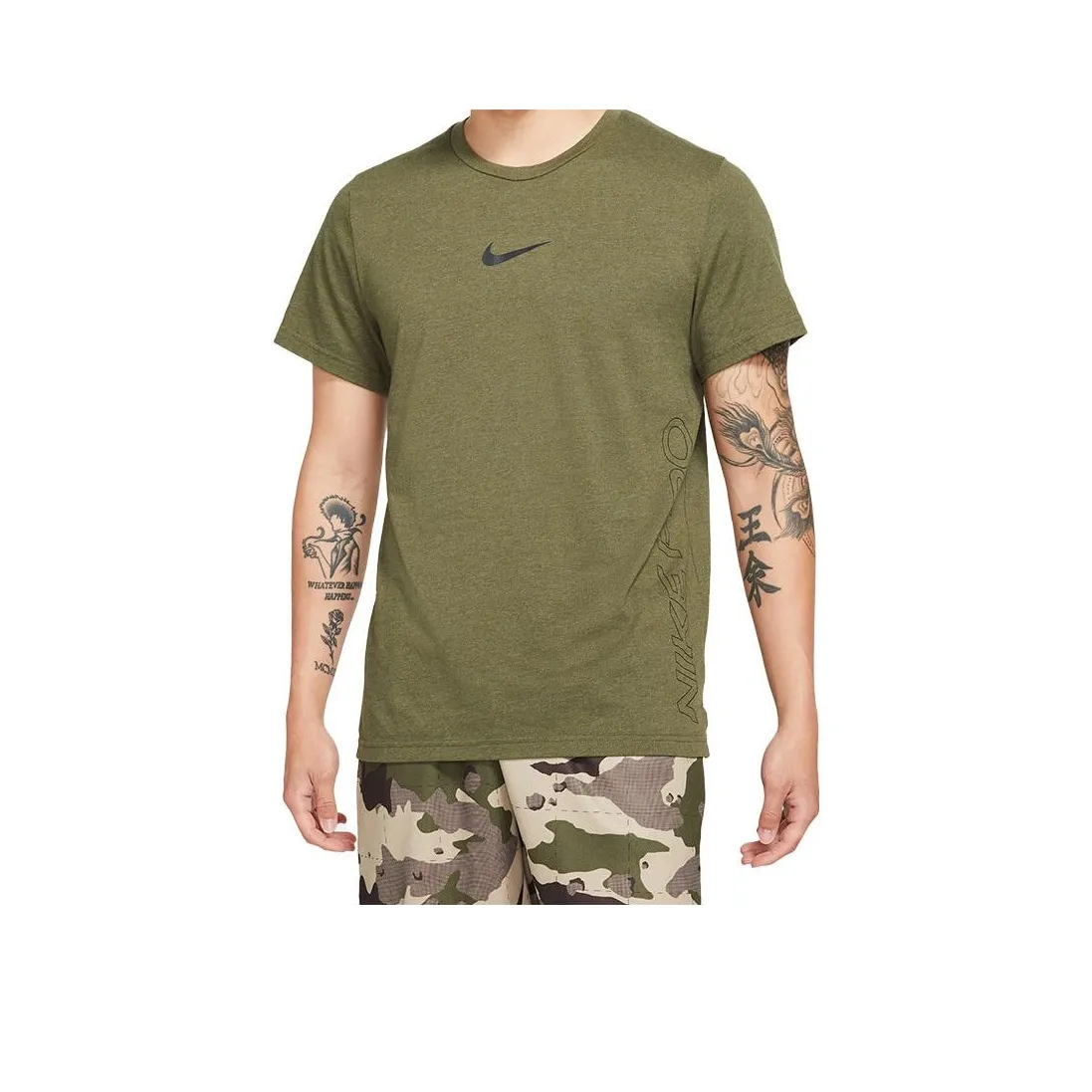 Nike Dri Fit Зеленый Мужской T-Рубашки