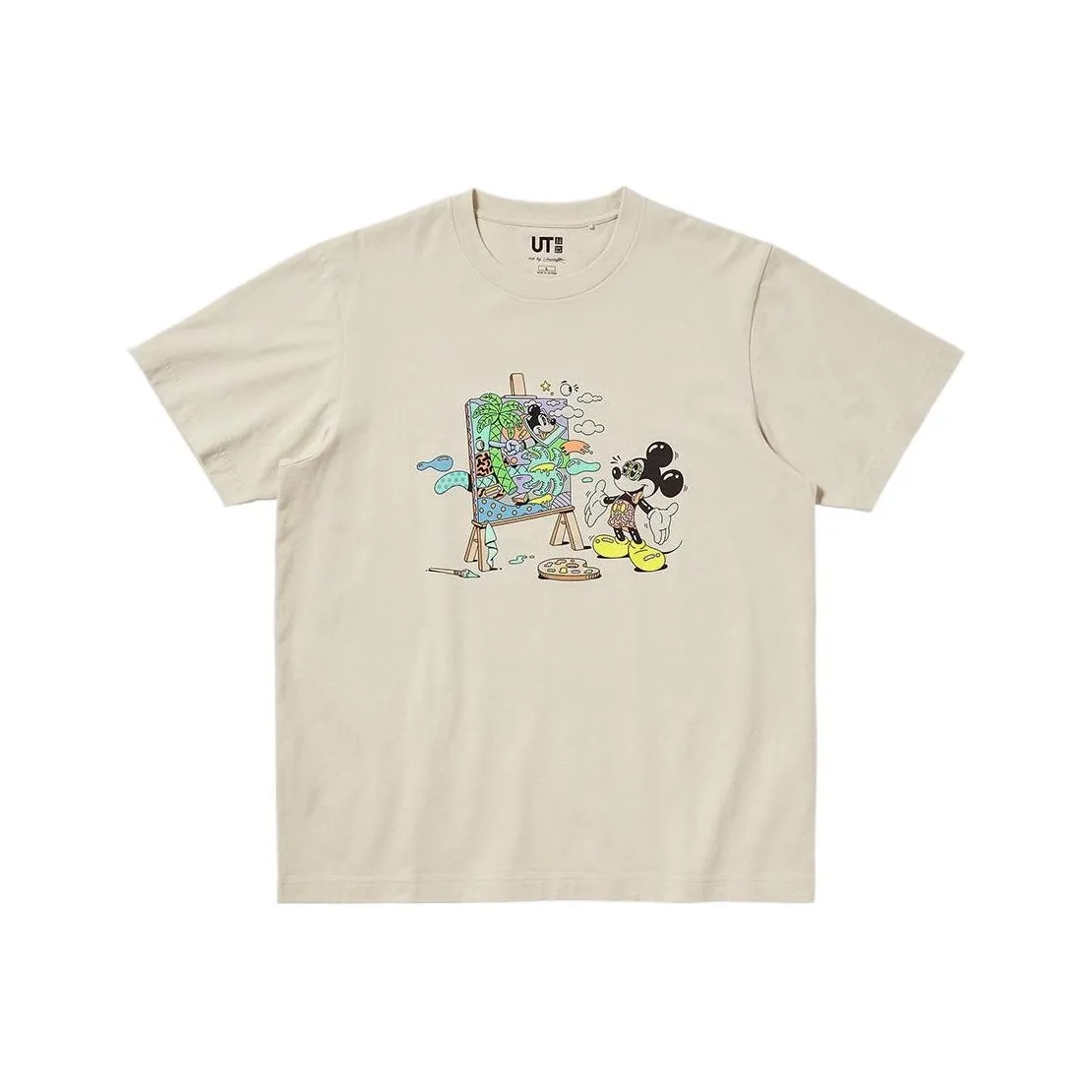 Steven Harrington X UNIQLO T Shirts Unisex Light Beige