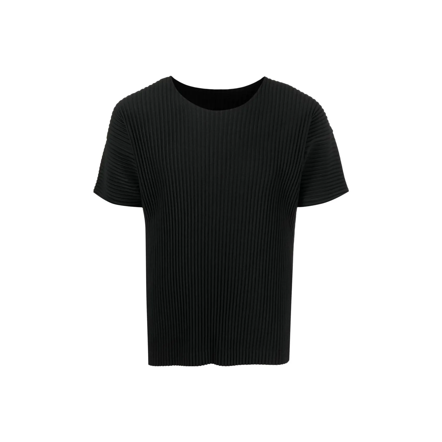 Homme Plissé Issey Miyake Черные Мужские Рубашки