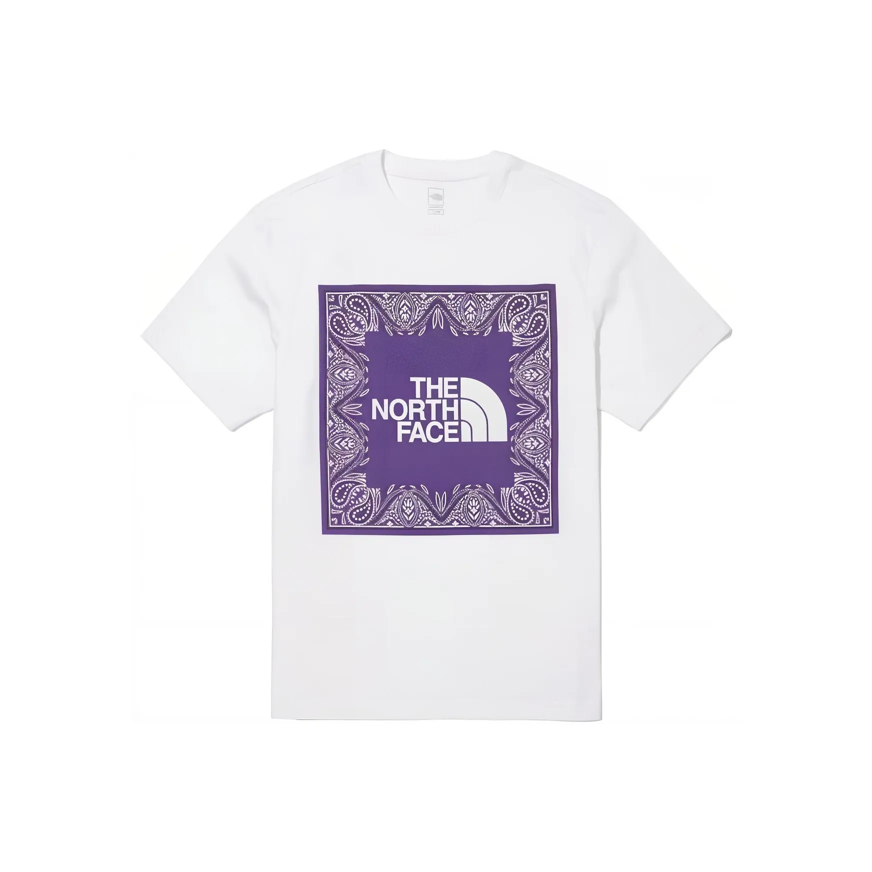 THE NORTH FACE T Shirt Unisex White Purple