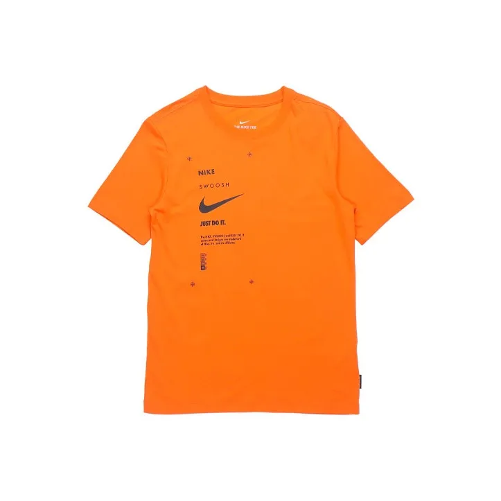 Nike Sportswear Club T Shirts Men's Orange