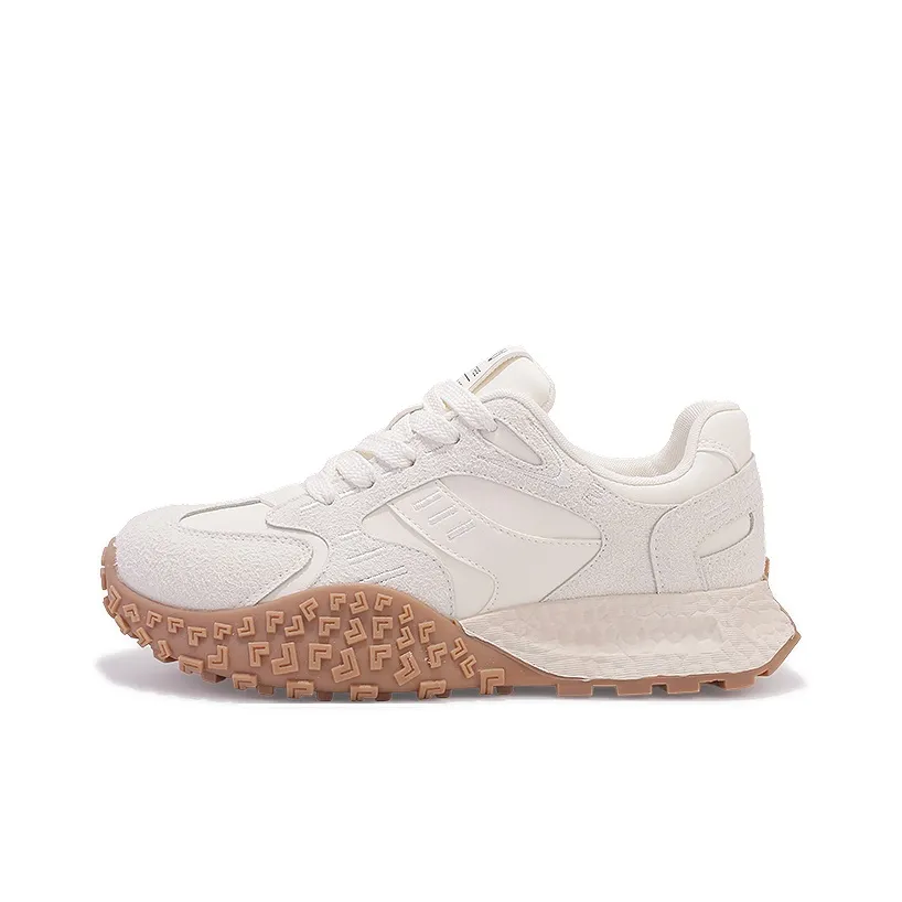 MKTKM Slip-resistant Abrasion-resistant Low Top Casual Shoes Women's Beige