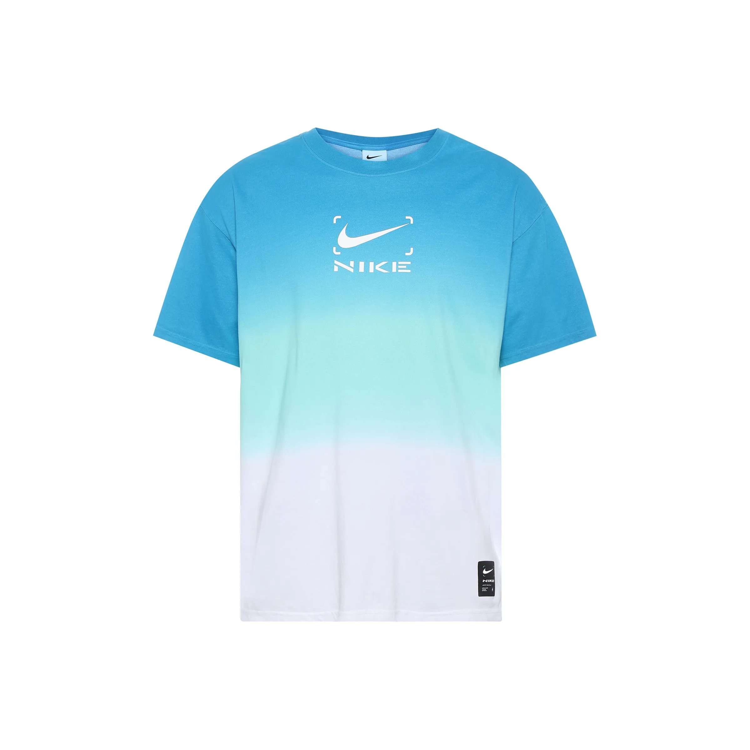 nike triple SS23 Logo Vintage Dopamine Crew Neck Short Sleeve T Shirt Blue