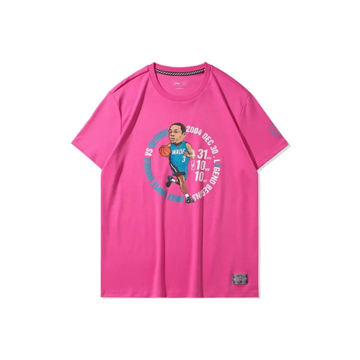 LINING T Рубашка Мужская Румяна Розовый