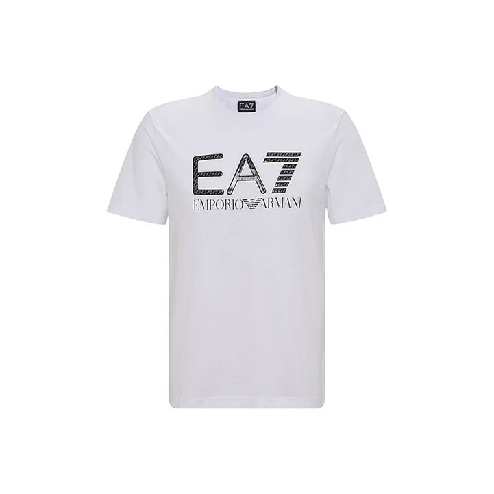 EMPORIO ARMANI EA7 SS22 T Рубашка Мужская Белая