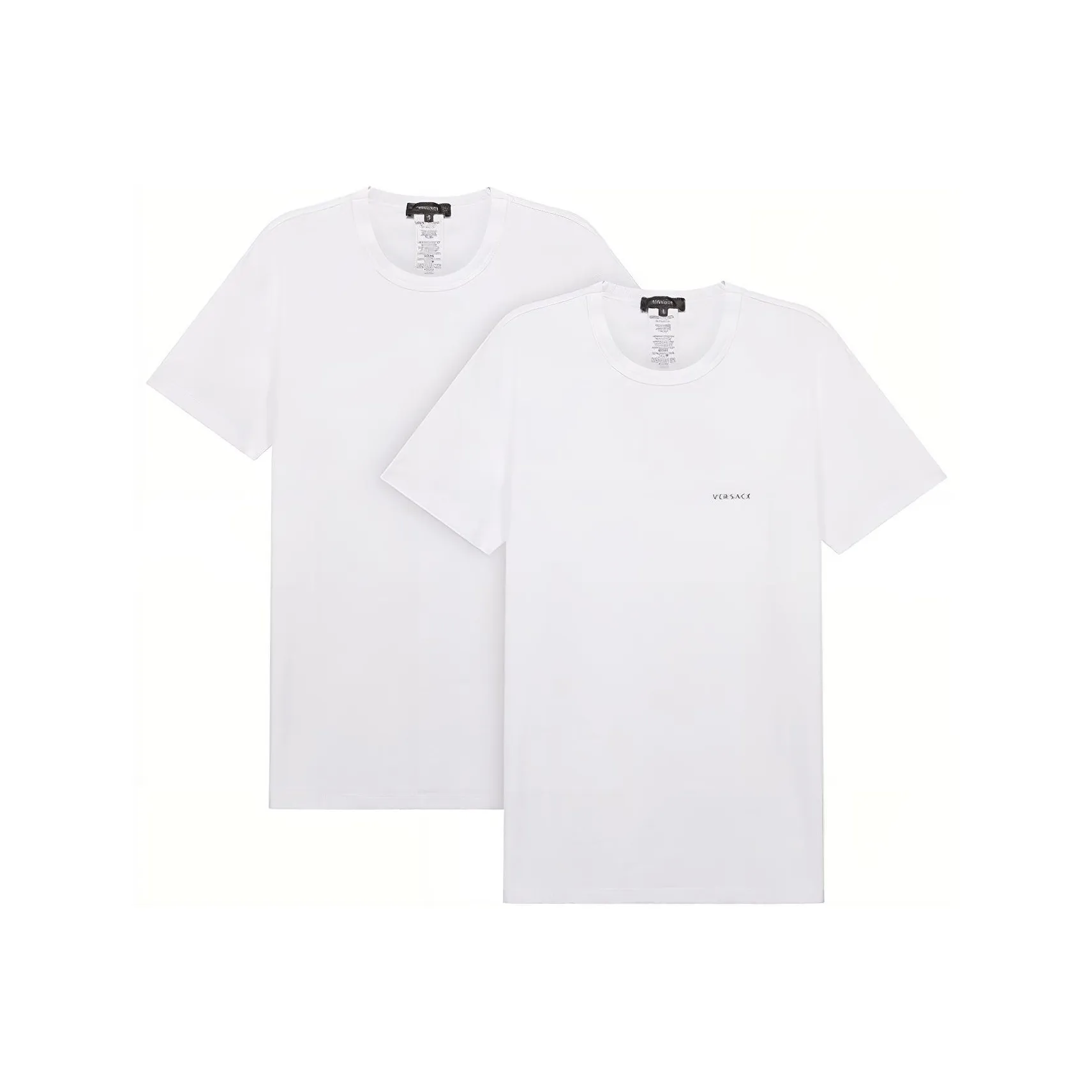 VERSACE T-рубашка мужская 2 упаковки белый