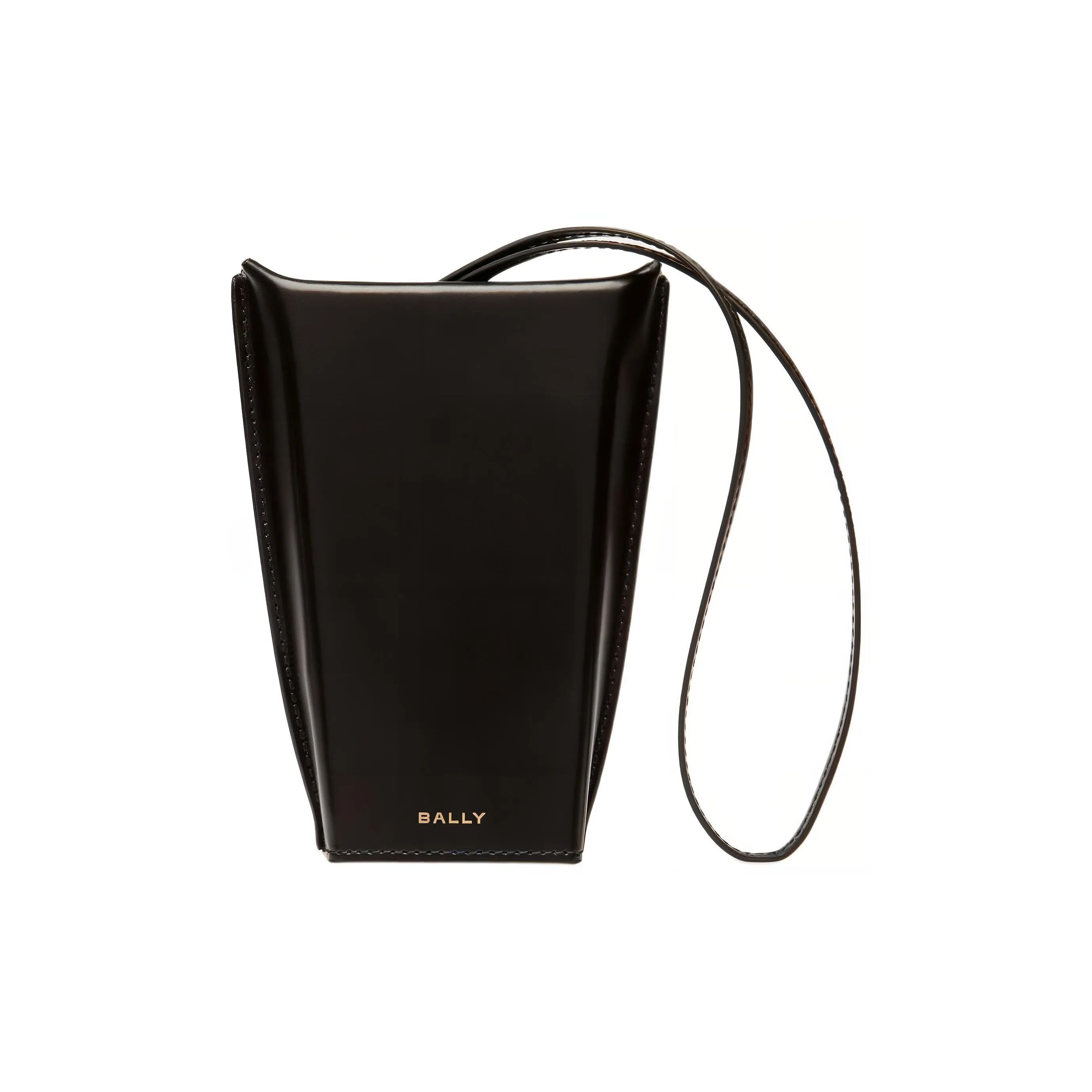 BALLY Телячья кожа Сумка через плечо Женская Черная
