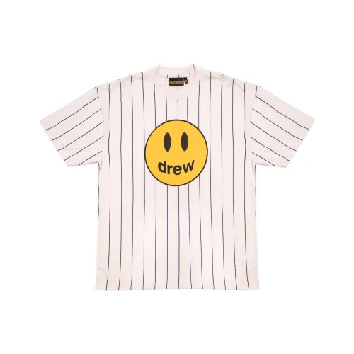 Drew House Smiley Collection Белая Унисекс Футболка