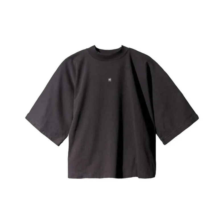 YEEZY Engineered By Balenciaga Cropped Logo No Seam Tee