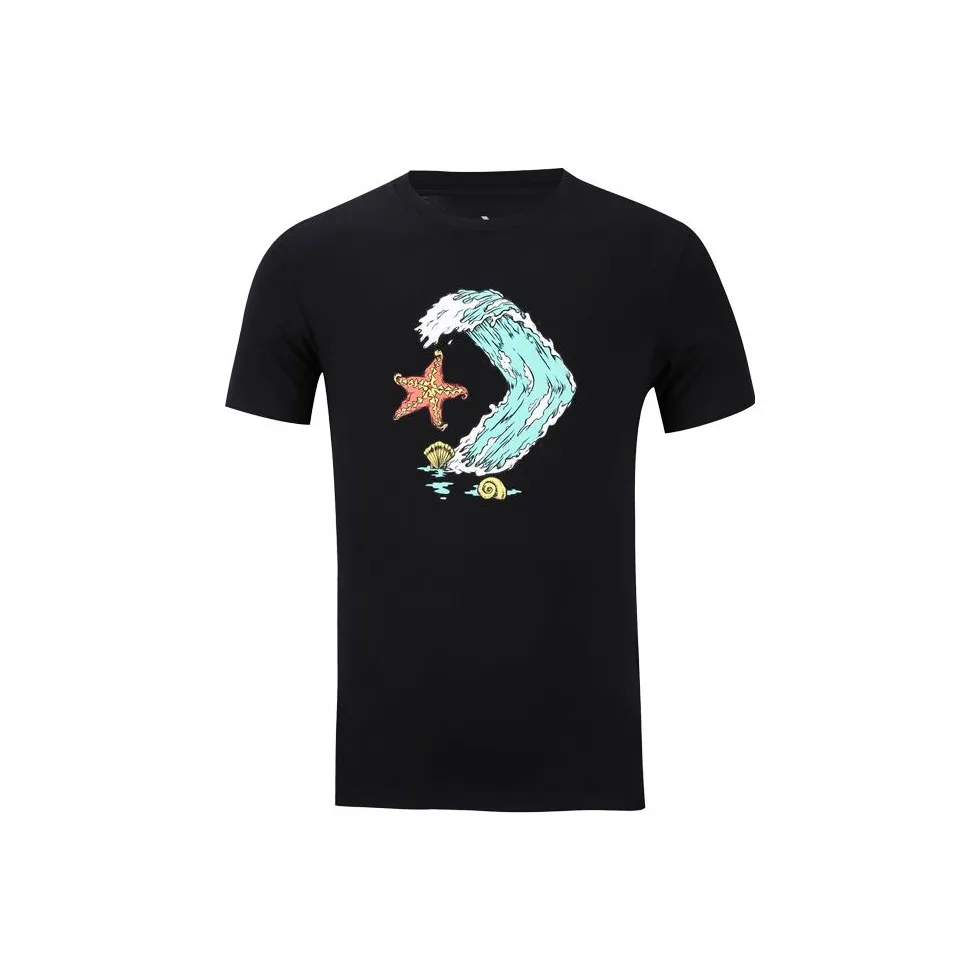 Конверс Черные Мужские T-Рубашки