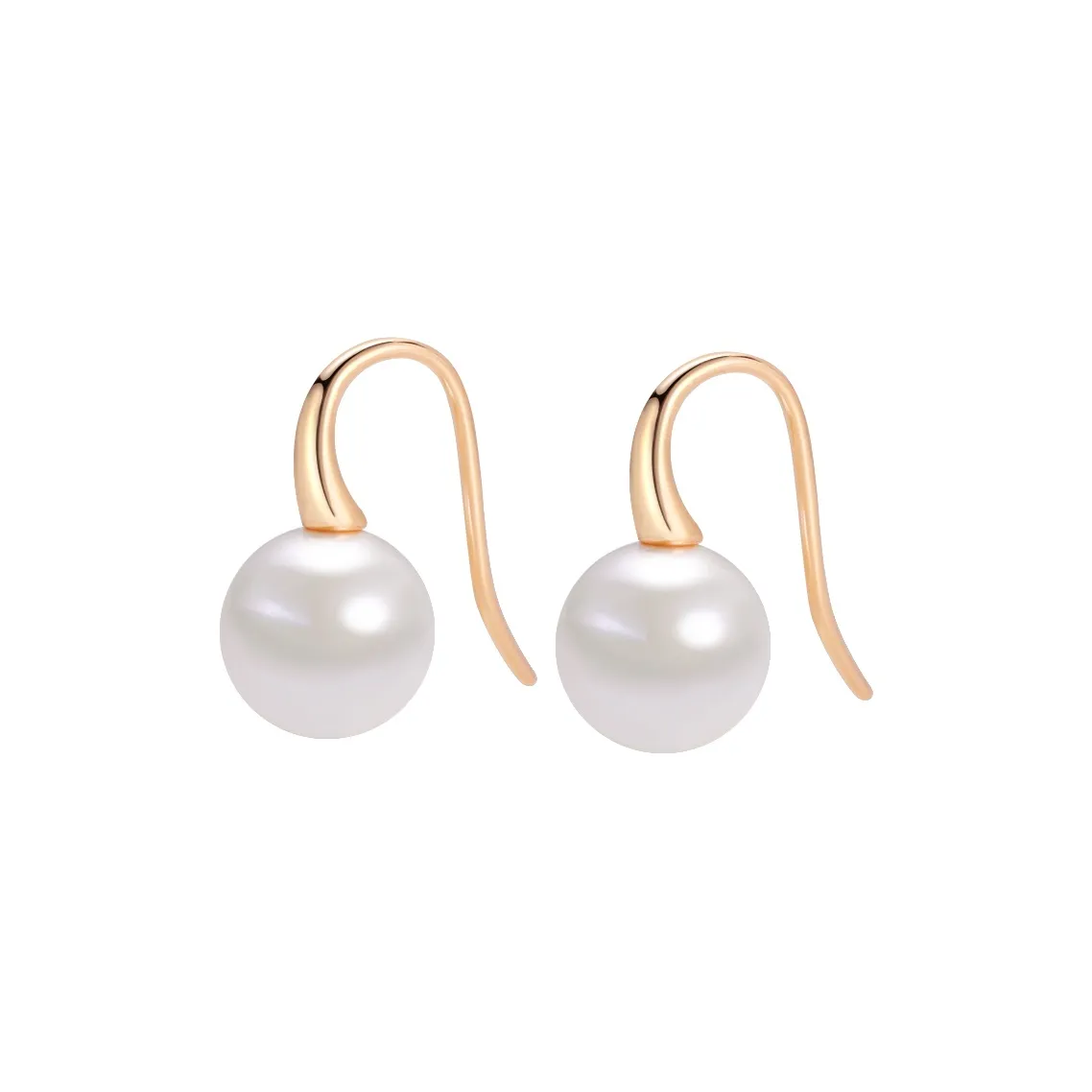 Folli Follie Pearl Hoop Earrings Women's