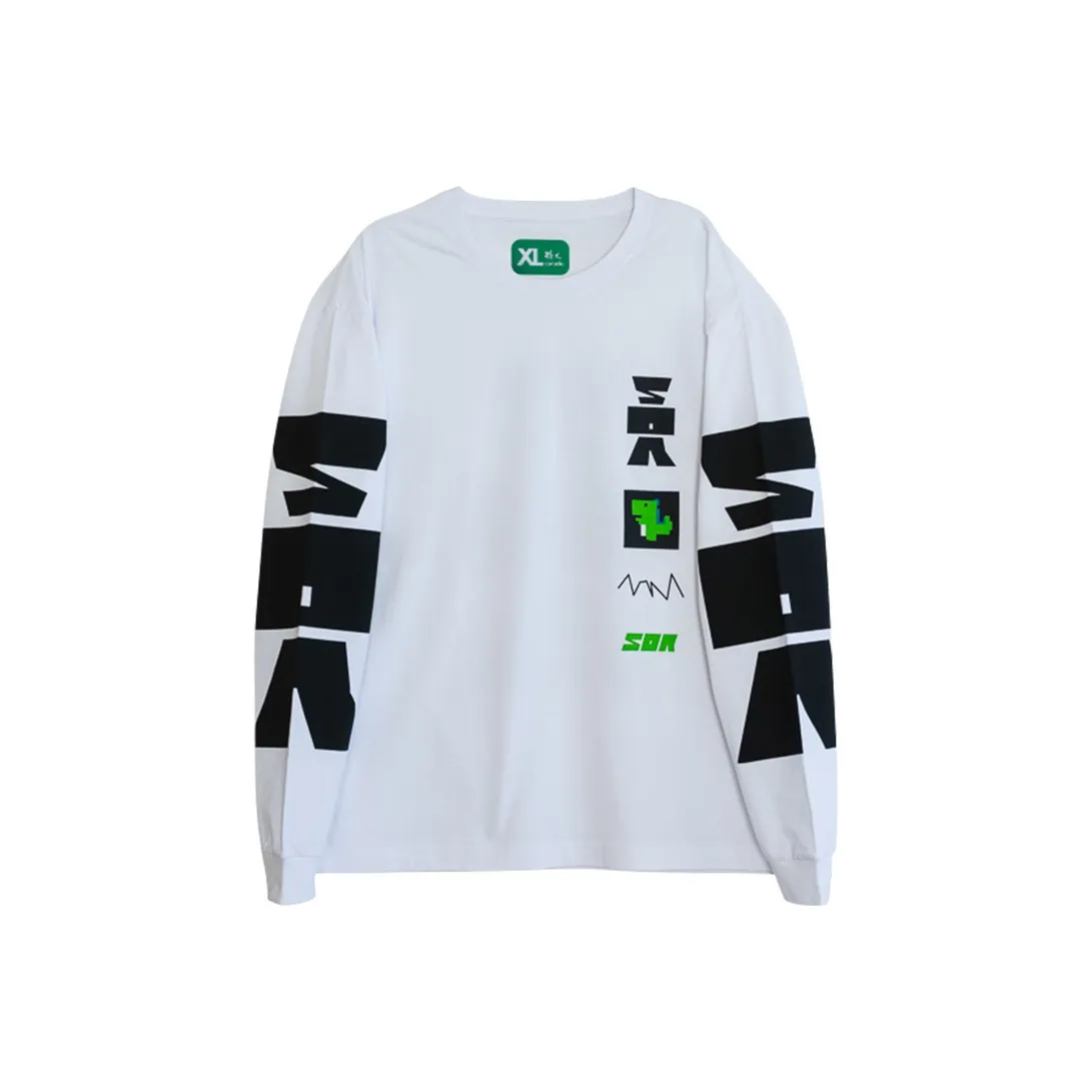 Corade Белая Унисекс Футболка