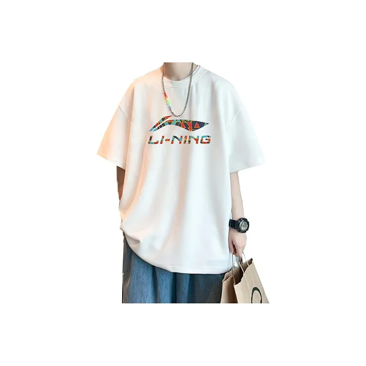 LINING Белый Унисекс T-рубашки