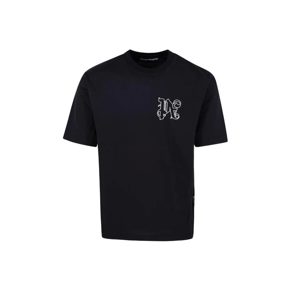 PALM ANGELS T-Shirt Мужской Черный